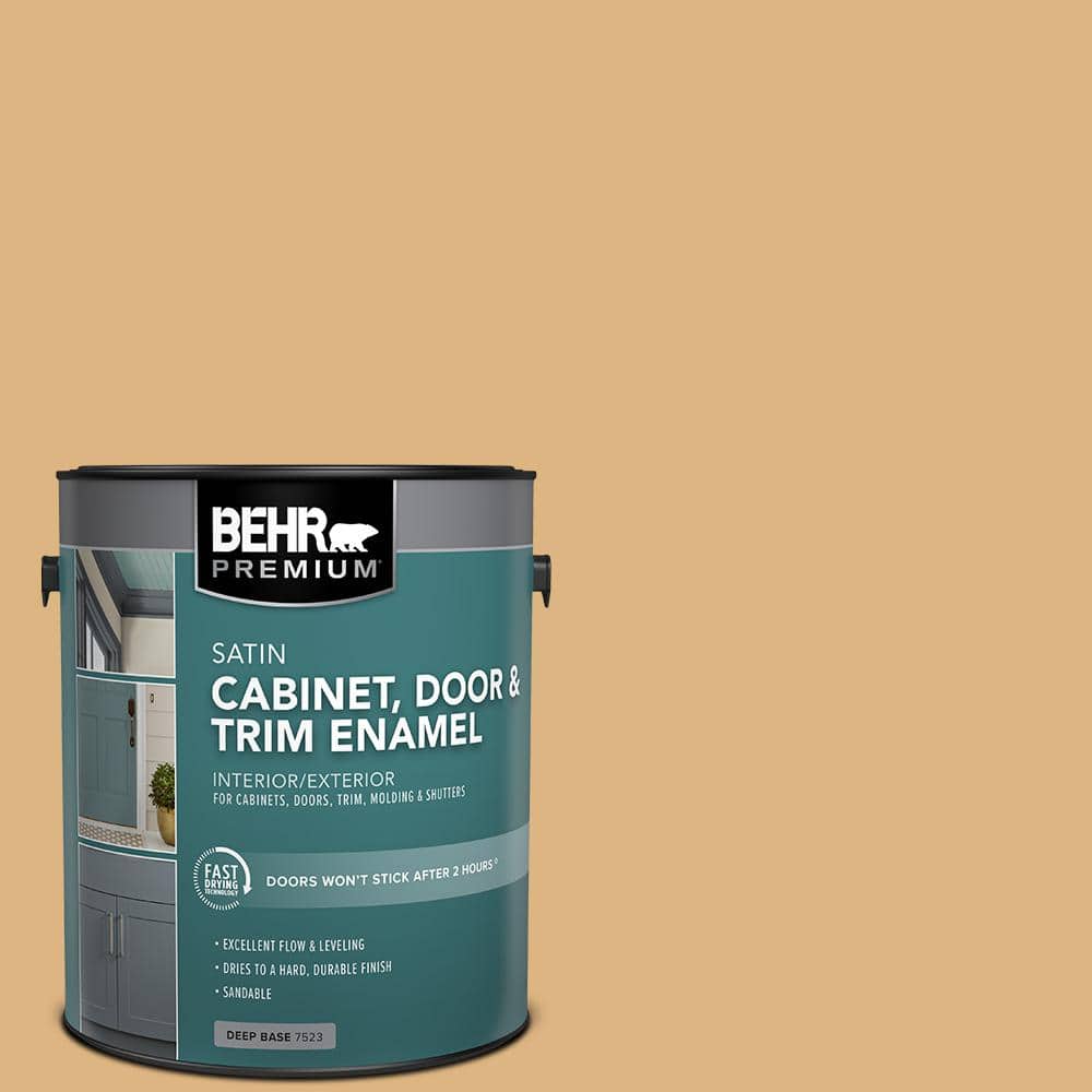 1 gal. #HDC-CL-18 Cellini Gold Satin Enamel Interior/Exterior Cabinet, Door & Trim Paint price history on PriceWatchPro