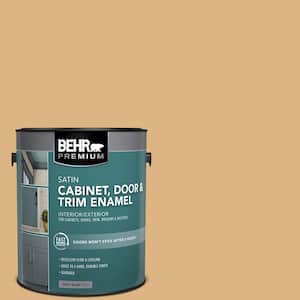 1 gal. #HDC-CL-18 Cellini Gold Satin Enamel Interior/Exterior Cabinet, Door & Trim Paint