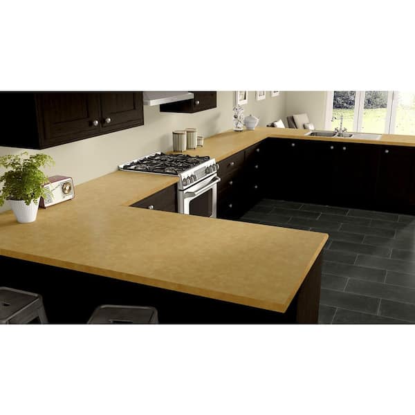 2 in. x 3 in. Laminate Sheet Sample in Maroochy Brush with Standard Matte Finish