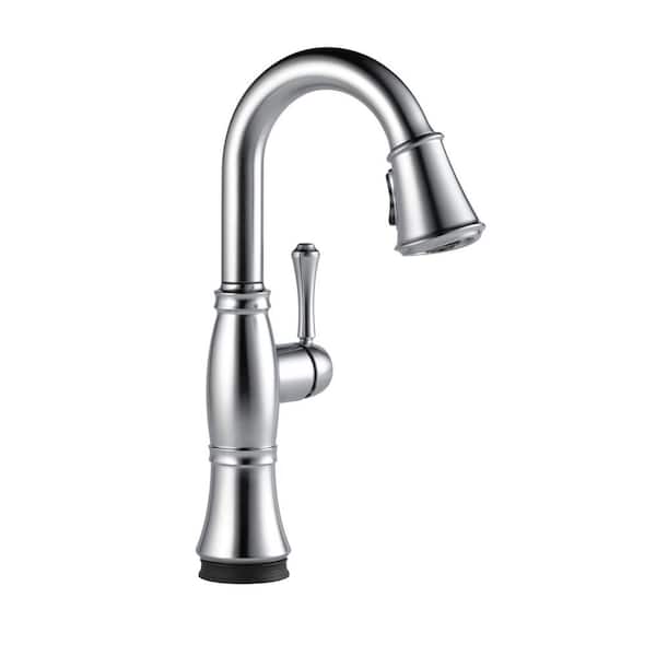 Delta Cassidy Touch Single-Handle Bar Faucet in Lumicoat Arctic Stainless