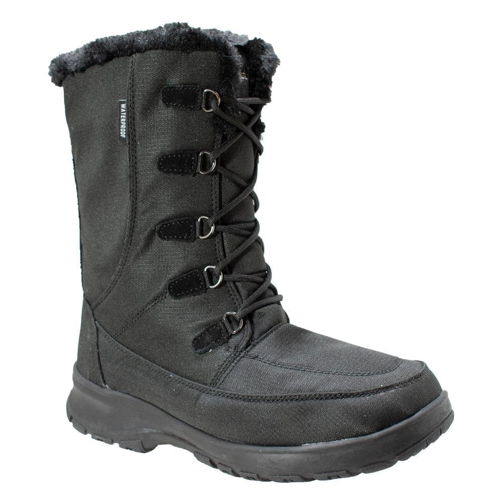 Women Size 10 Black Nylon Waterproof Winter Boots price history on PriceWatchPro