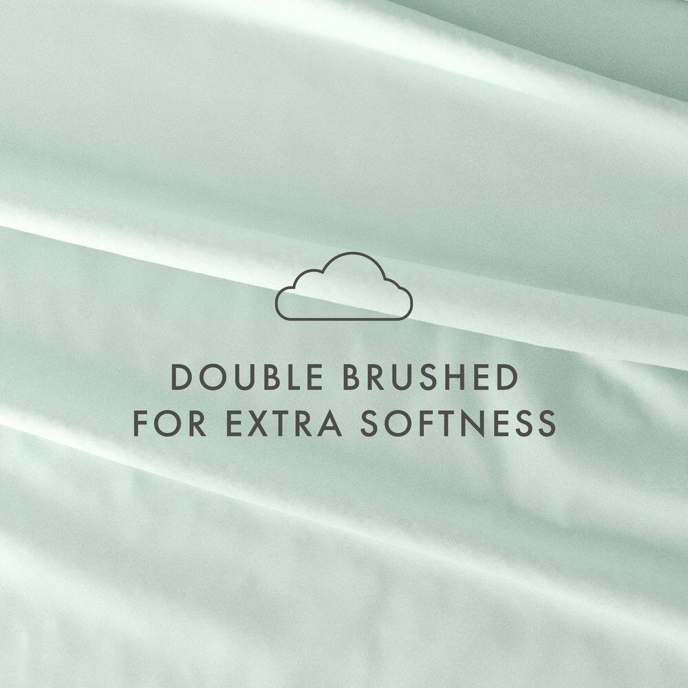 Mint Full Deep Pocket Solid Microfiber Bed Sheet Set