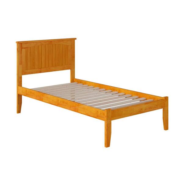 AFI Nantucket Caramel Twin XL Platform Bed with Open Foot Board