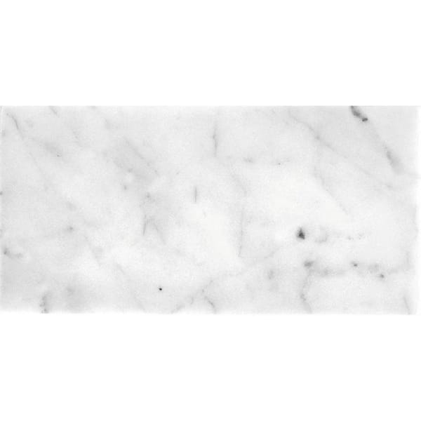 Apollo Tile Gray 12 in. x 24 in. Polished Marble Subway Wall and Floor Tile (12 Cases/120 sq. ft./Pallet)