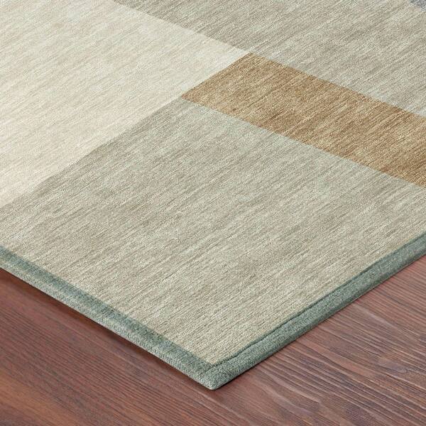 Chantille Machine Washable Indoor/Outdoor Abstract ACN2446 Beige 5 ft. x 7 ft. 6 in. Area Rug