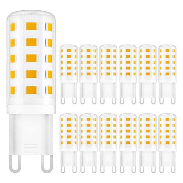 40-Watt Equivalent Bright White (3000K) No-Dimmable G9 LED Light Bulb (12-Pack)