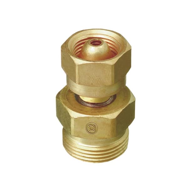 Thoroughbred Industrial Cylinder Exchange CGA-200 Valve to CGA-520 Regulator Adaptor