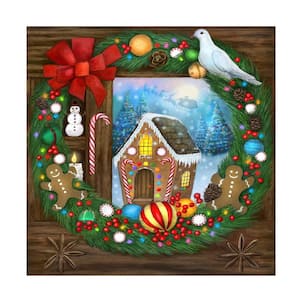 Home 'Sweet Holiday Joy' Unframed Photography Wall Art 24 in. x 24 in.