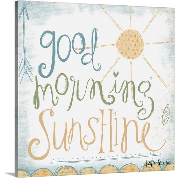GreatBigCanvas "Good Morning Sunshine" by Katie Doucette Canvas Wall Art