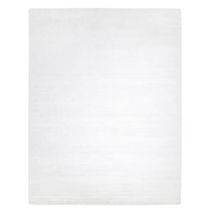 Chevelle Contemporary Modern Alabaster 5 ft. x 8 ft. Hand-Knotted Area Rug