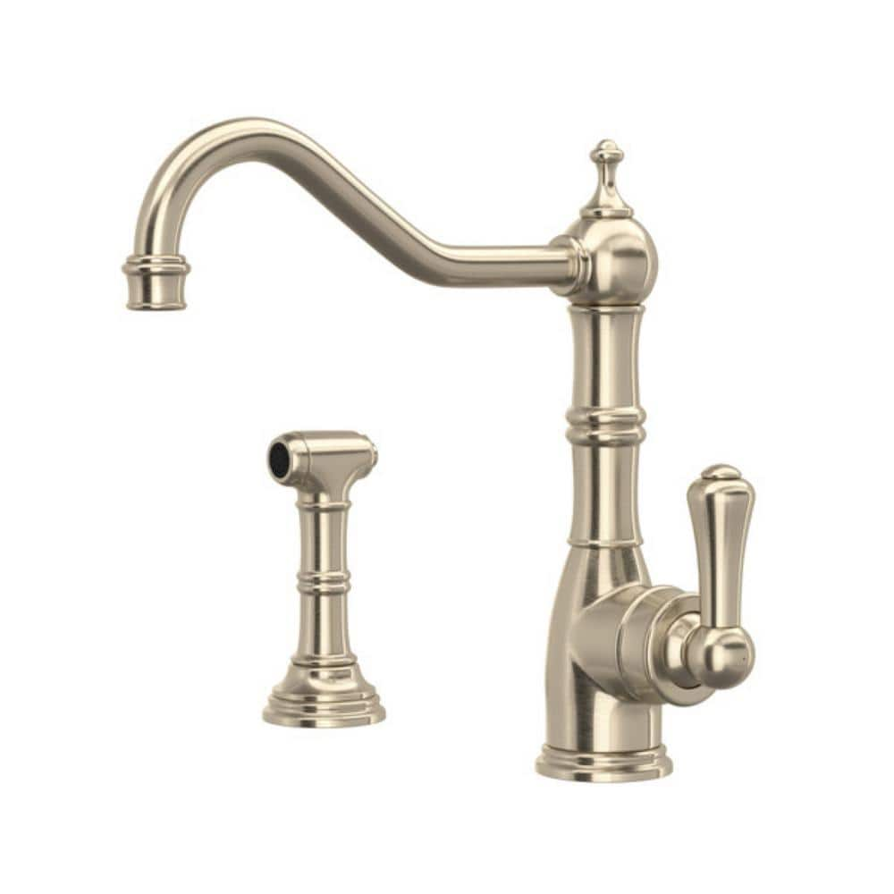 UPC 685333706401 product image for Edwardian Single Handle Standard Kitchen Faucet in Satin Nickel | upcitemdb.com