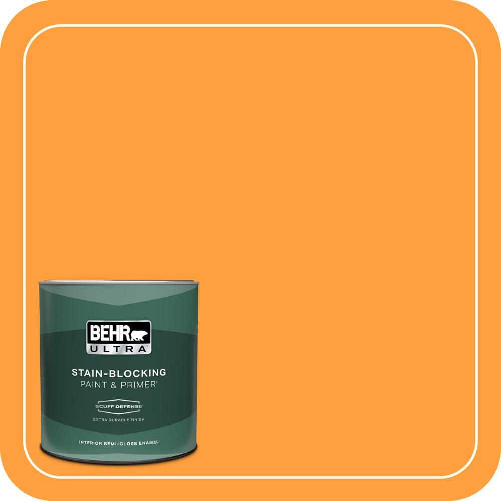 1 qt. #S-G-300 Hawaiian Passion Extra Durable Semi-Gloss Enamel Interior Paint & Primer price history on PriceWatchPro