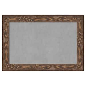 Bridge Brown 38 in. x 26 in. Framed Magnetic Board