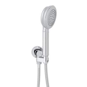 1-Spray Wall Mount Handheld Shower Head 1.8 GPM in Polished Chrome
