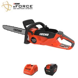 eFORCE 18 in. 56-Volt Cordless Battery Rear-Handle Chainsaw and Chain Combo Kit with 5.0Ah Battery and Charger(1-Tool)