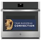 30 in. Smart Single Electric Wall Oven in Stainless Steel with Convection Cooking