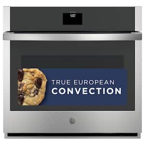 30 in. Smart Single Electric Wall Oven in Stainless Steel with Convection Cooking