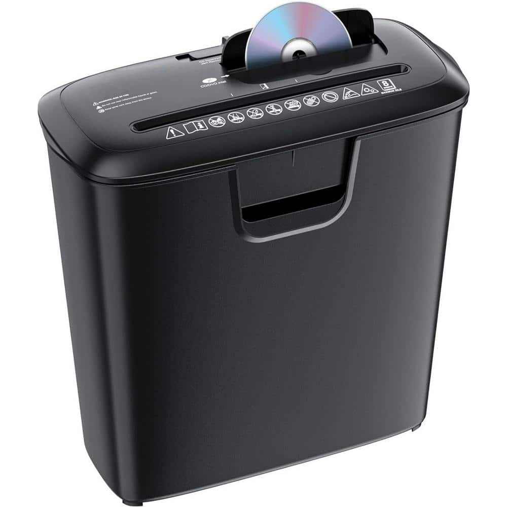 8-Sheet StripCut Paper Shredder for Home Use with Overheat Protection and 3