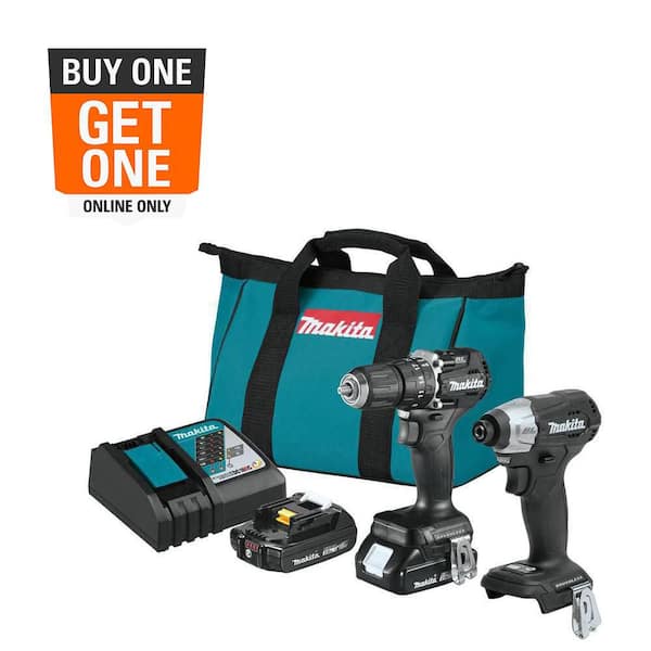 18V LXT Lithium-Ion Sub-Compact Brushless Cordless 2-piece Combo Kit (Hammer Driver-Drill/Impact Driver) 2.0Ah