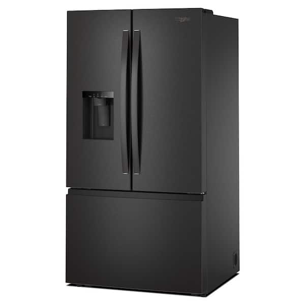 ブラック36 Whirlpool 36 in. 30 cu. ft. Standard Depth French Door