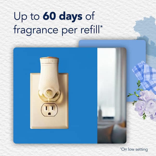 0.67 fl. oz. Clean Linen Scented Oil Plug In Air Freshener Starter Kit