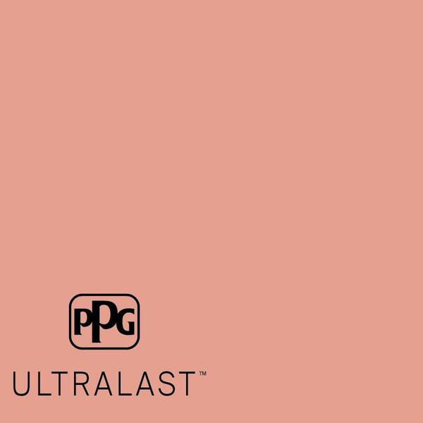 PPG UltraLast 1 qt. #PPG1191-4 Coral Blush Semi-Gloss Interior Paint and Primer