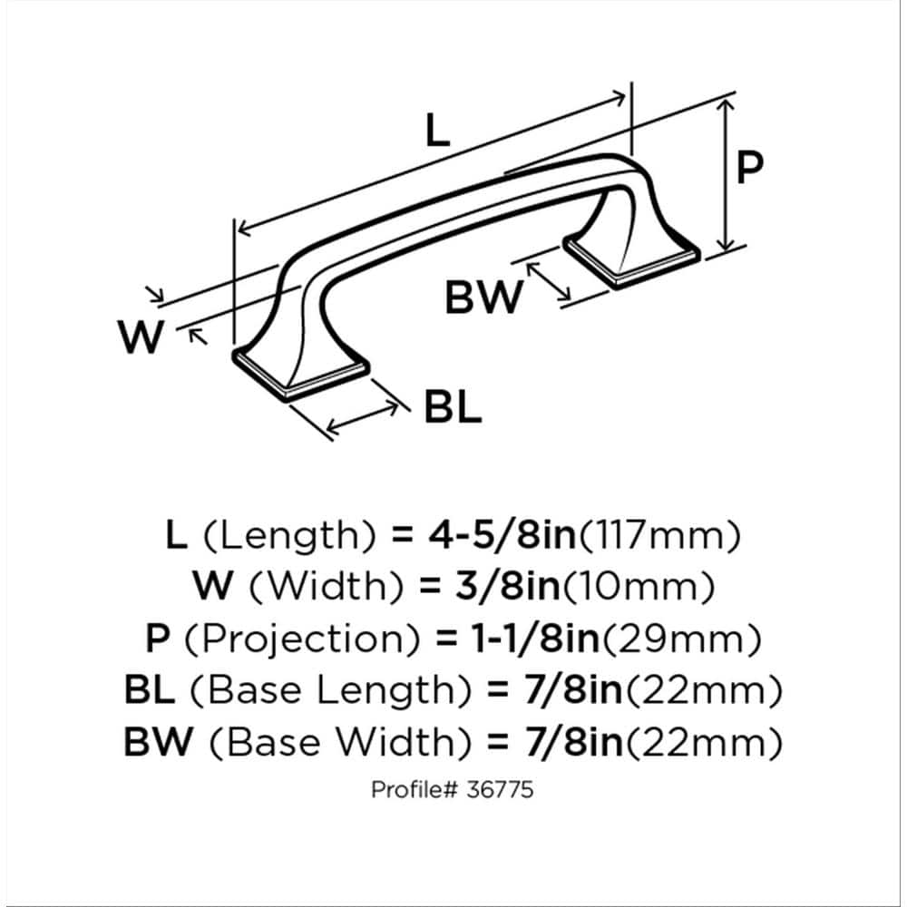 Satin Nickel Brushed Cabinet Bar Pull with Mounting Hardware