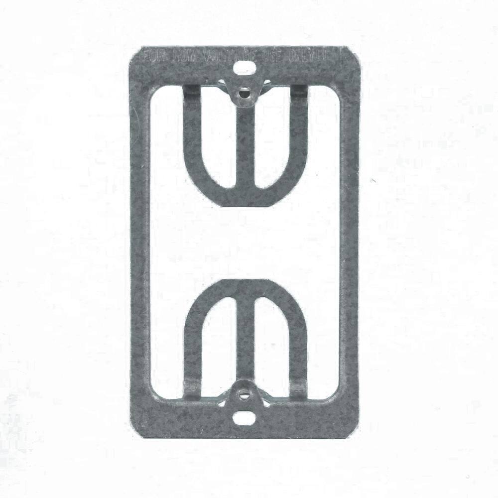 Silver Steel Low Voltage Wall Mount Bracket Set