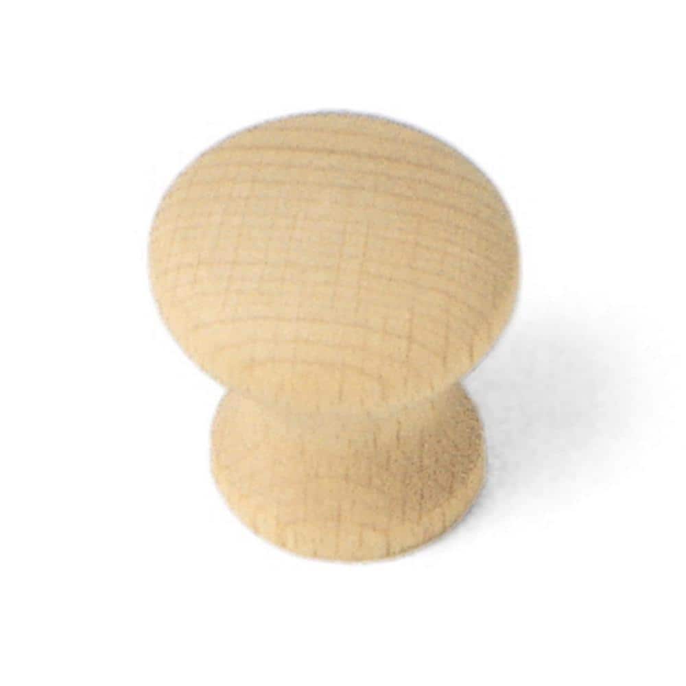 Unfinished Wood Round Discs 1-3/4 inch, Pack of 25 Domed Wooden
