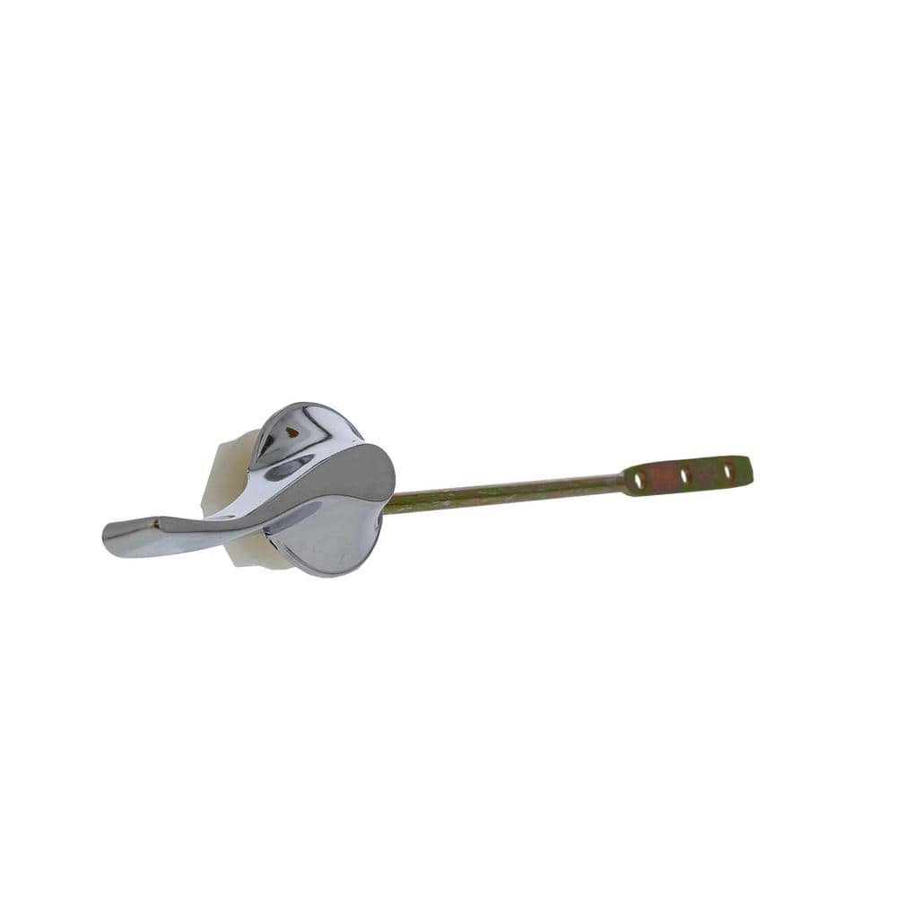 Universal Chrome Front Mount Toilet Tank Lever with Metal Arm