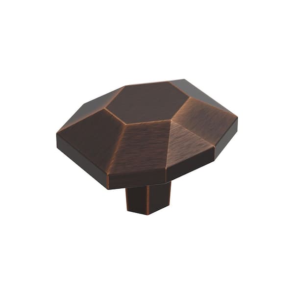 St. Vincent 1-5/8 in. (41 mm) Length Oil-Rubbed Bronze Modern Geometric Cabinet Knob