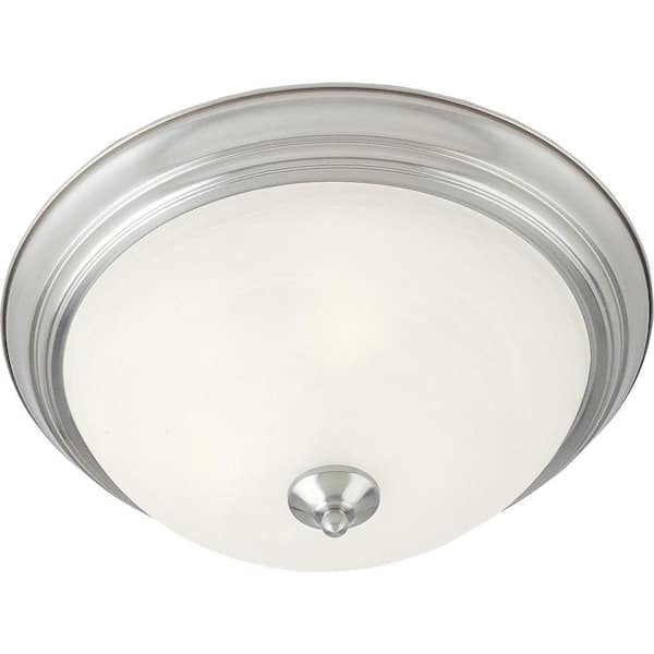 Elk Home 12-Inch Wide Ceiling Essentials Flush Mount  Brushed Nickel