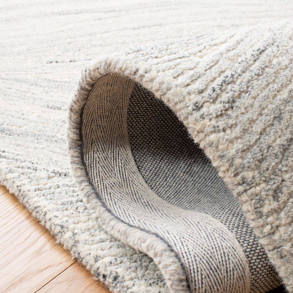 Ivory Elegance 6' x 9' Hand-Tufted Wool Area Rug