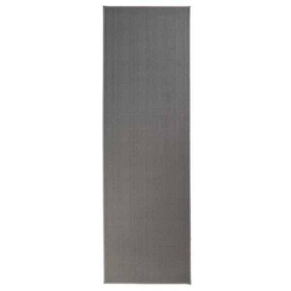 Custom Size Runner Rug Solid Gray 31 in. W x 588 in. L Stair Runner 126.43 sq. ft.
