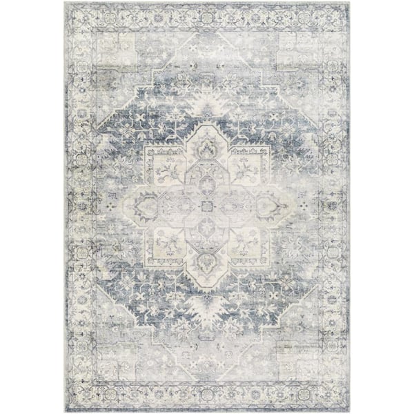 Livabliss Erin 2 ft. x 8 ft. Sage/Cream Oriental Indoor Runner