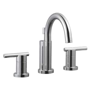 Geneva 8 in. Widespread 2-Handle Bathroom Faucet in Polished Chrome
