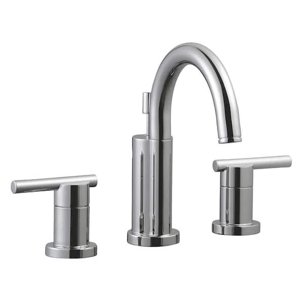 Design House Geneva 8 in. Widespread 2-Handle Bathroom Faucet in Polished Chrome