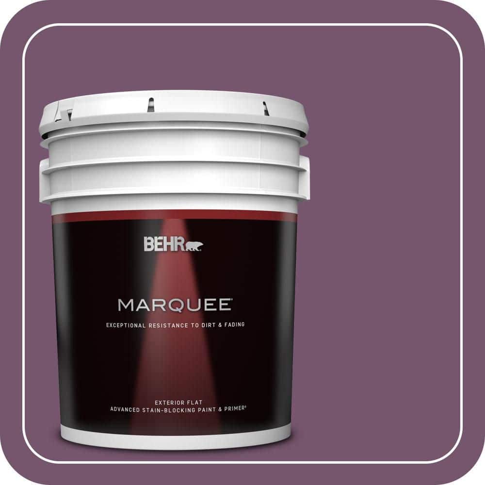 5 gal. #PMD-87 Exotic Orchid Flat Exterior Paint & Primer product image for price tracking