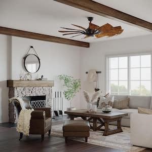 Springer 60 in. Indoor Architectural Bronze Coastal Windmill Ceiling Fan with Remote Included for Great Room