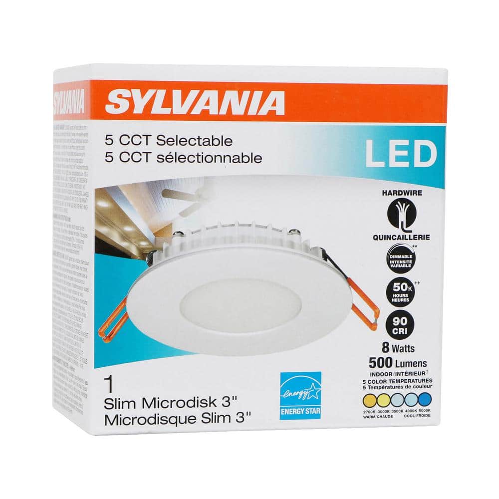 White Round Dimmable LED Recessed Ceiling Light