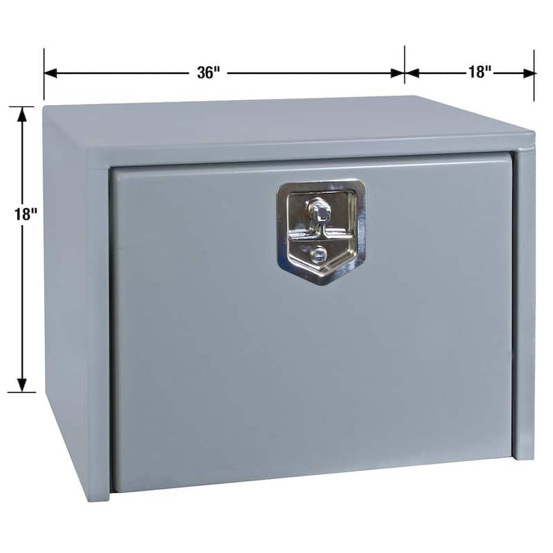 18 in. x 18 in. x 36 in. Primed Steel Underbody Truck Tool Box