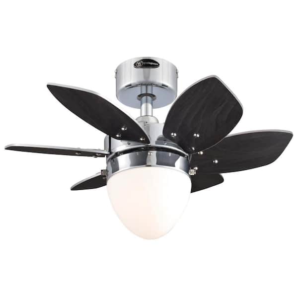 Westinghouse Origami 24 in. LED Chrome Ceiling Fan with Light Kit