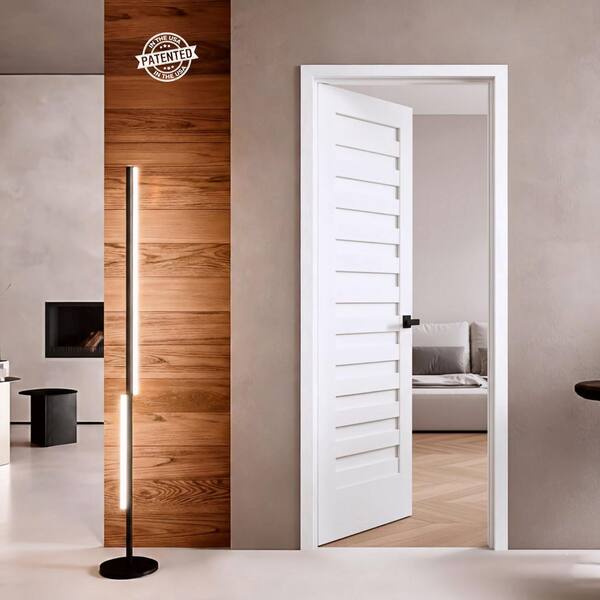 PONDEROSA WOOD PONDEROSA WOOD 36 in. x 96 in. Shadow Louver Solid