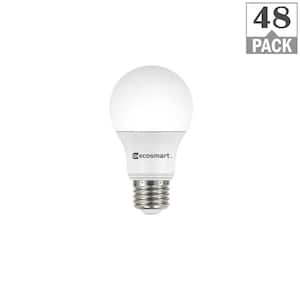 40-Watt Equivalent A19 Dimmable ENERGY STAR LED Light Bulb Soft White (48-Pack)