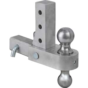 9-Inch Adjustable Heavy Duty Trailer Hitch For 2.5-Inch Receivers, 3 Ball Heads