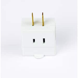 3-Outlet 15 Amp Cube Wall Tap