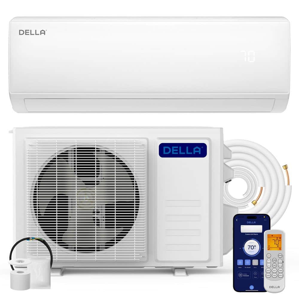 IF Series 1 Zone 23000 BTU 17 SEER2 230V Ductless Mini Split AC Heat Pump w/16.4 ft. Installation Kit price history on PriceWatchPro