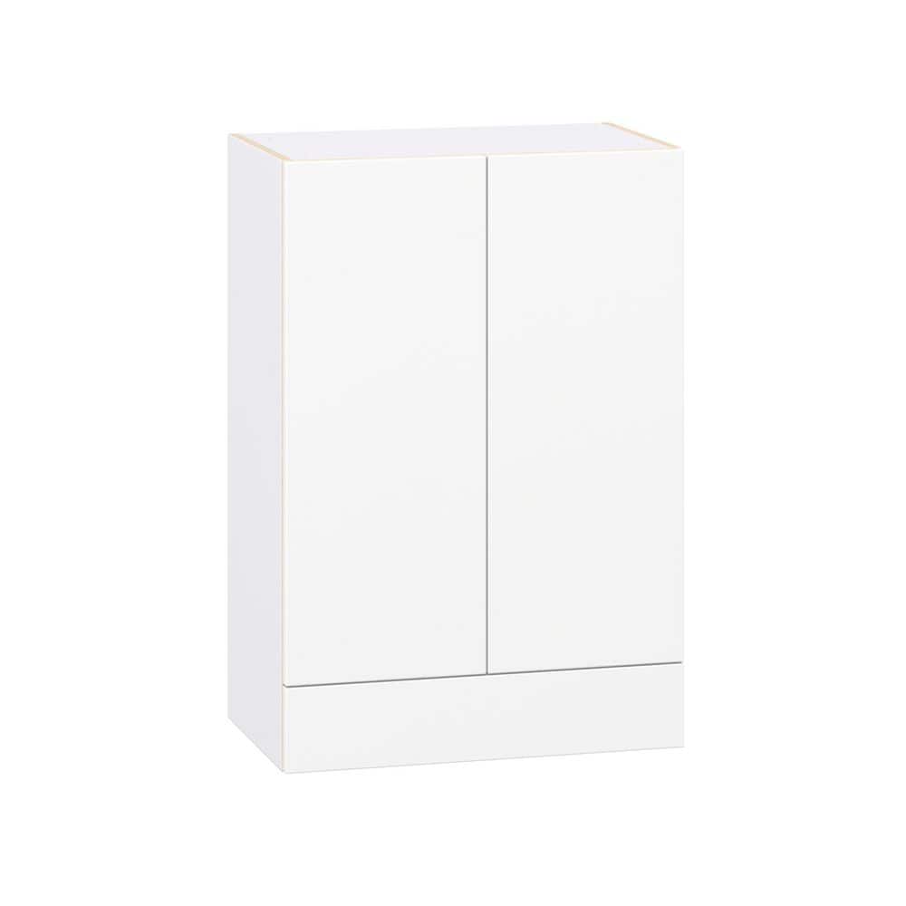 Timberline 24 in. W x 14 in. D x 35 in. H Assembled Slab Wall Kitchen Cabinet in Bright White with Drawer price history on PriceWatchPro