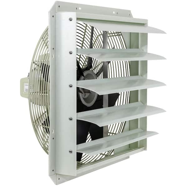 20-Inch Corrosion Resistance Shutter Exhaust Fan, Single Speed