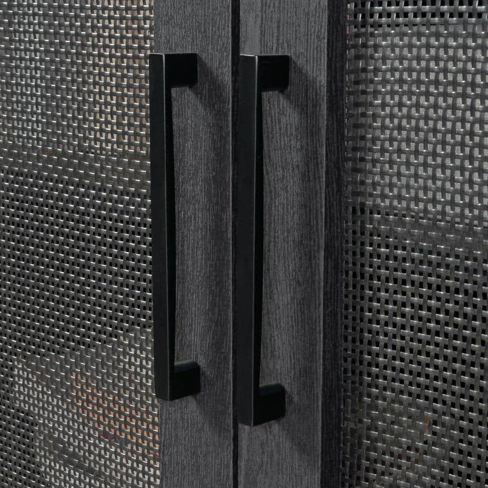Raven Oak 2-Door Office Cabinet with Adjustable Shelving